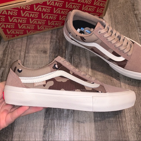 Vans old skool pro desert beige Camo shoes - Picture 3 of 8